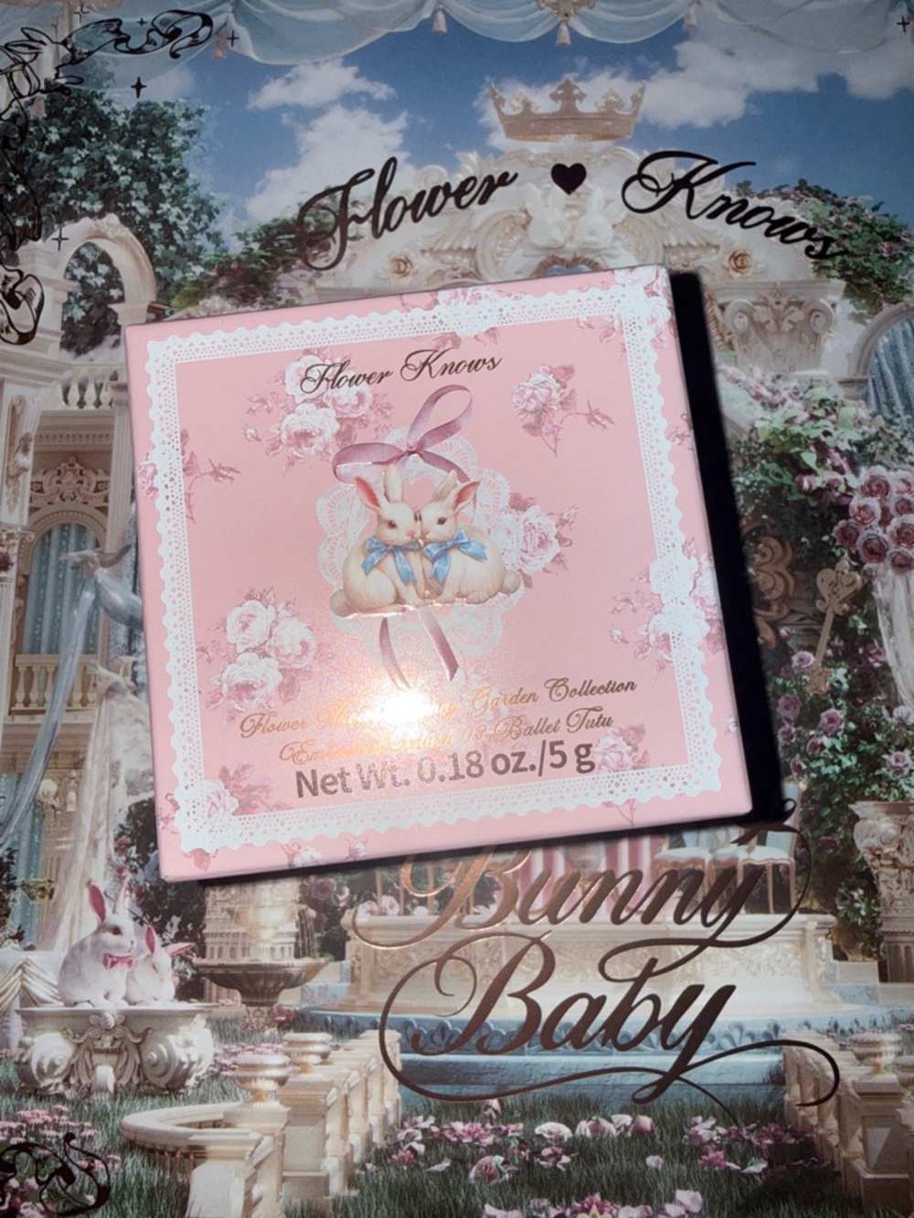 Flower Knows  Bunny Garden Blush 💓
